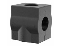 SET Thermomischer Flamcomix 45-65 °C 1" AG inkl. Rückflussverhinderer und Isolierung