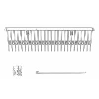 BirdBlocker BB125 Vogelschutz für Photovoltaikanlagen 10 m inkl. Clips