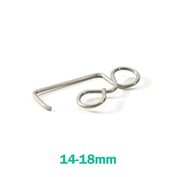 BirdBlocker BB-BoxClip-50s Montageclips für Rahmenhöhe 30 mm mit Kastenprofil 14-18 mm