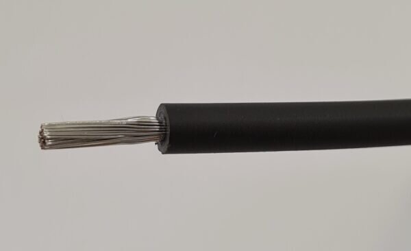 KBE Solarkabel 1 x 6 mm² H1Z2Z2-K Schwarz - 100 m/Ring