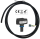 PAW Sensor VFS 2-40 l/min Volumenstromsensor mit Kabel (analog)